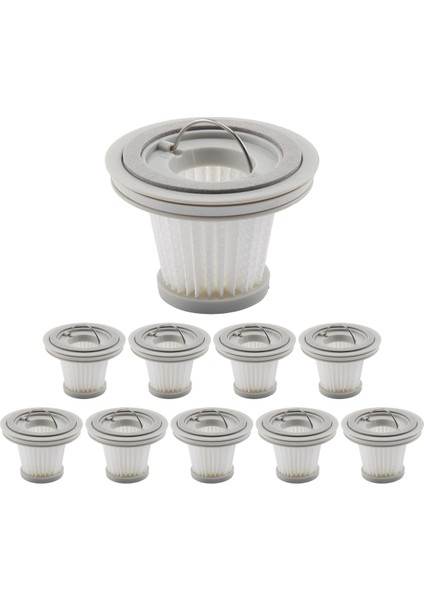 SSXCQ01XY El Tipi Elektrikli Süpürge Ev Araba Mini Kablosuz Yıkanabilir Yedek Parçalar Için 10 Paket Hepa Filtre (Yurt Dışından)