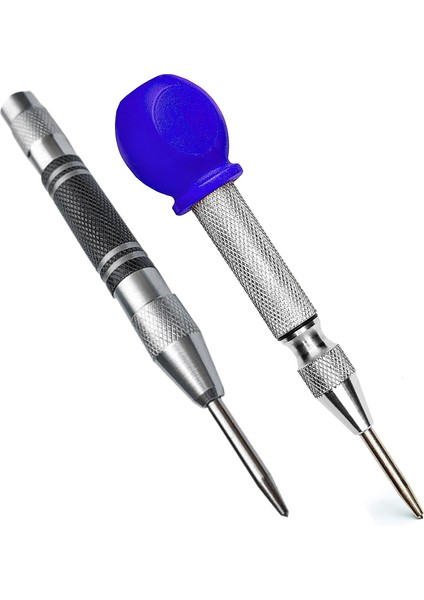 Ahşap, Metal, Plastik, Cam ve Mermer Için 2 Adet Otomatik Merkez Delgeç Merkezi Delgeç Seti (Yurt Dışından)