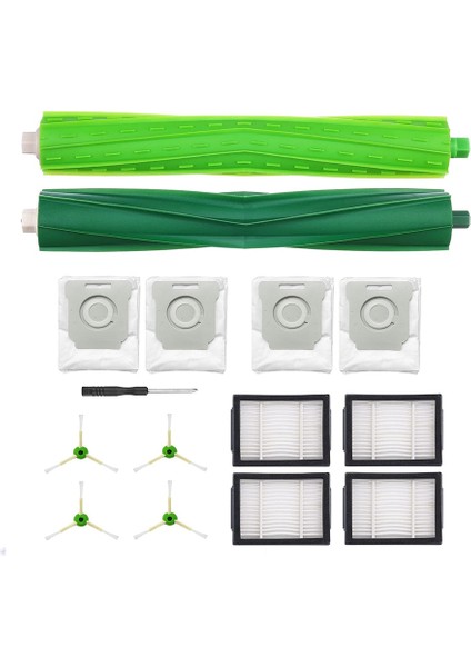 Ana Fırça Yan Filtreli Elektrikli Süpürge Aksesuarı I7 I7+ I3+ I6+ I8+ E5 E6 E7 Yedek Parçaları (Yurt Dışından)