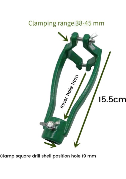 Kare Delik Matkap Ucu Adaptörü Matkap Makinesi Aksesuarı Için Sabitleme Braketi Tezgah Matkabı Veya El Matkabı (Yurt Dışından) fiyatları