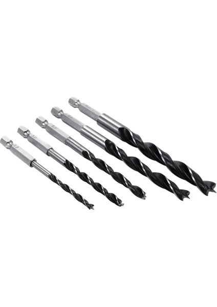 Hss 1/4 Inç Altıgen Şaftlı Brad Uçlu Büküm Matkap Uçları Seti Hızlı Değişim 5 Adet 4 - 10MM Ahşap Ahşap Aletleri Için (Yurt Dışından) fırsatları