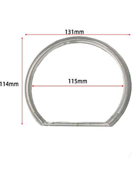 4 Adet Beyaz Far Ccfl LED Melek Gözler Kiti Işık Halkası Drl Dönüş Sinyal Işığı Ccfl Far Lambası-Bmw E36 E46 E39 E38 (Yurt Dışından) indirimleri
