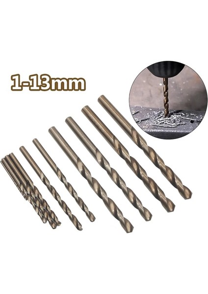 1.0-13MM Kobalt Kaplamalı Matkap Uçları Hss M35 Elektrikli Matkap Ucu Ahşap Metal Çelik Delik Kesici Ağaç Işleme Delme (Yurt Dışından) fiyatları