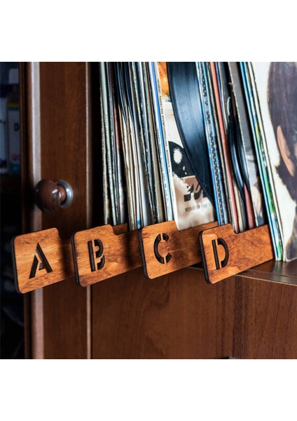 52 Adet Ahşap Plak Bölücüler, Alfabetik Vinil Depolama Bölücüler Az, Tutucu Düzenleyici Kılavuzları (Yurt Dışından) fiyatları