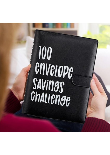 100 Zarflık Zorluk Dosyası, A5 Para Bütçe Dosyası, Nakit Tasarruf Zorlukları Kitabı ile 5.050 Siyah Tasarruf Edin (Yurt Dışından) fırsatları