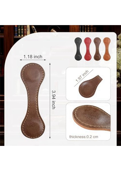 Manyetik Ayraç, 8 Adet Kişiselleştirilmiş Deri Retro Ayraç Sayfa Işaretleyicileri Kitap Severler Hediyesi (Yurt Dışından) fırsatları