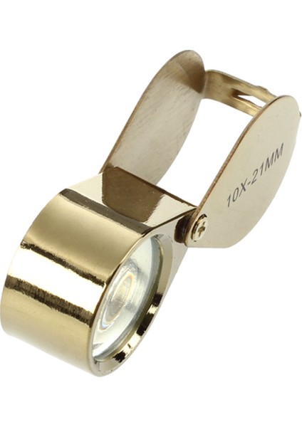 10X Büyüteç Büyüteç Cam Kuyumcular Göz Katlanabilir Takı Döngü Büyüteç (Altın) (Yurt Dışından) indirimleri