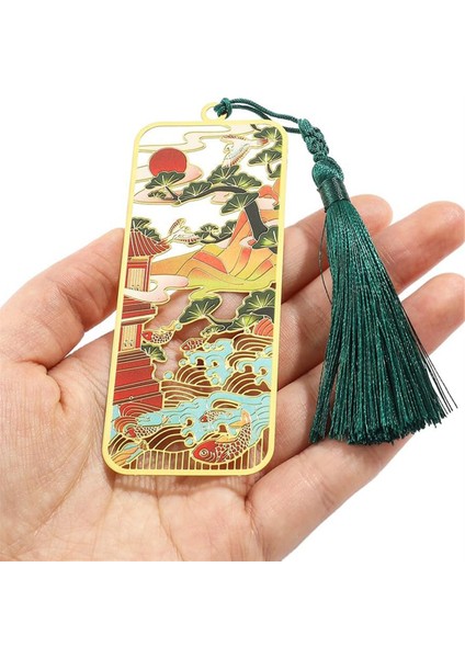 Antik Çin Saray Sanatı Ayraçları, Püsküllü Kedi Sazanı Uçan Turna Lotus Ayraçları, Kitap Severler Için Hediyeler (Yurt Dışından) fırsatları