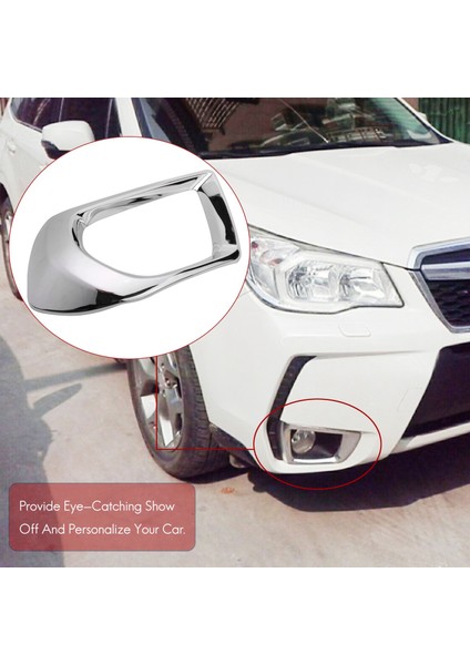 Subaru Forester Sj 2014 2015 2016 Krom Ön Sis Işık Lambası Tampon Sis Lambası Kapak Trim Çerçeve Araba Styling Kalıplama (Yurt Dışından) fiyatları