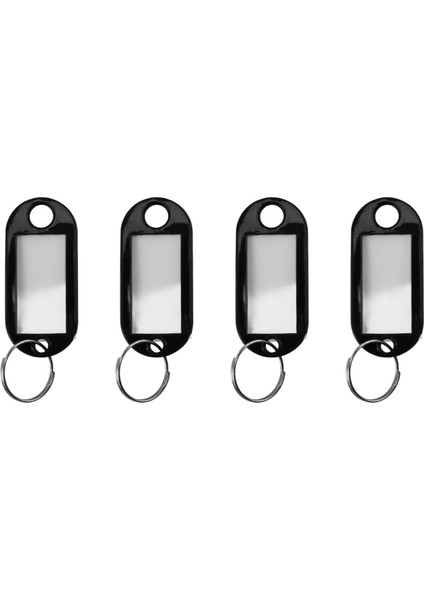 20 Adet Çeşitli Anahtar Kimlik Etiketi Etiketleri Bölünmüş Halka Anahtarlık Anahtarlık (Siyah) (Yurt Dışından) fiyatları