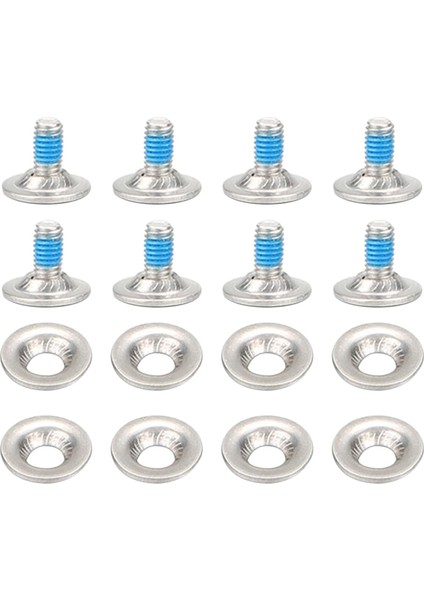 8 Adet/takım Snowboard Bağlama Vida Seti, Snowboard Vida Rondelaları ile Snowboard Montaj Vidaları Sabit Kayak Aksesuarları (Yurt Dışından)