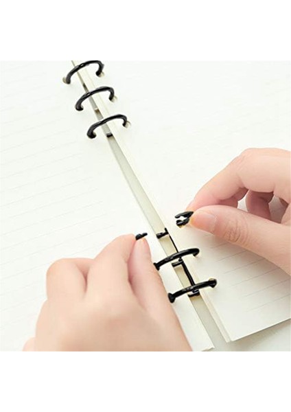 3-Halka Kitap Halkaları Metal Gevşek Yapraklı Bağlayıcı Bağlama Dıy Fotoğraf Albümü/defter/yuvarlak Daire Takvim, 10 Adet (Yurt Dışından) indirimleri