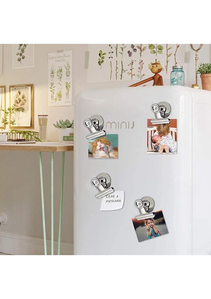 40 Paket Manyetik Klipsler, Çizilmez Buzdolabı Güçlü Mıknatıs Klipsleri, Dosya Klipsleri Kağıt Kelepçeleri, Beyaz Tahta Mıknatısları (Yurt Dışından) modelleri