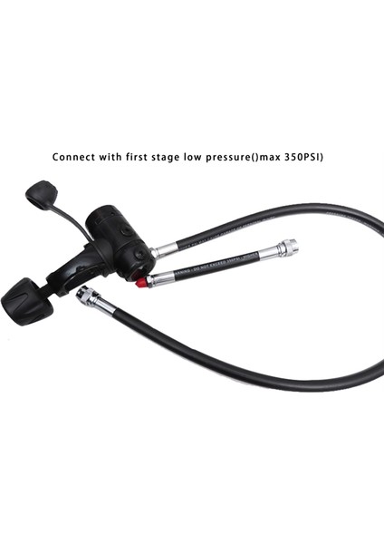 Tüplü Dalış Bcd Düşük Basınç Hortumu Tüplü Dalış Regülatörü 1. Kademe Ölçer Solunum Regülatörü, 55CM-22INCH (Yurt Dışından) modelleri