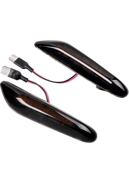LED Dinamik Dönüş Sinyal Işığı Yan Çamurluk Işaretleyici Sıralı Flaşör Lambası -Bmw 1 3 5 x Serisi E46 E60 E82 E90 (Yurt Dışından)