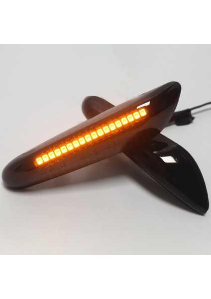 LED Dinamik Dönüş Sinyal Işığı Yan Çamurluk Işaretleyici Sıralı Flaşör Lambası -Bmw 1 3 5 x Serisi E46 E60 E82 E90 (Yurt Dışından)