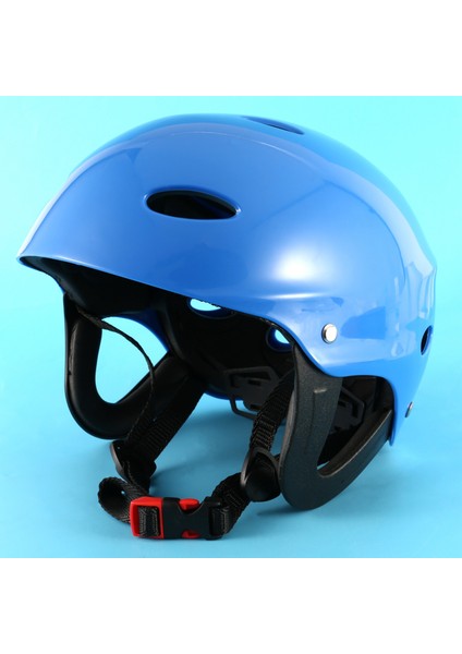 Güvenlik Koruyucu Kask 11 Nefes Delikli Su Sporları Kayak Kano Sörf Kürek Tahtası - Mavi (Yurt Dışından)