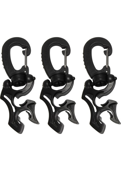 Adet Dalış Hortumu Tutucu Klip Tüplü Dalış Çift Bcd Hortum Klipsi Yapış Kanca Tokası Dalış Şnorkel Aksesuarları (Yurt Dışından)