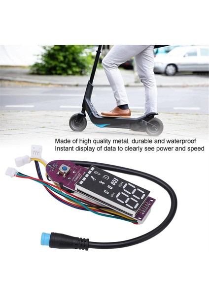 Elektrikli Scooter Devre Xiaomi Mıjıa M365 Pro Scooter Dashboard Içerir Ekran Anahtarı Kapağı Yedek Parçalar (Yurt Dışından) indirimleri