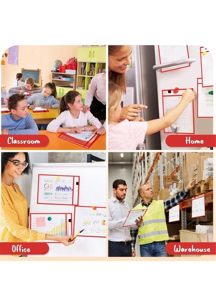 25 Adet Dosya Klasörleri 24X32CM Çalışma Notu Tutucusu Kuru Silinebilir Cepler Öğretmenler Sınıf Organizasyon Malzemeleri A (Yurt Dışından) indirimleri