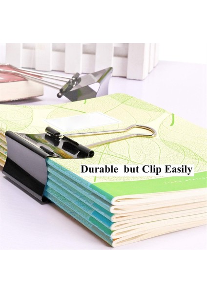 Ekstra Büyük Klasör Kalınlaştırılmış Dosya Klasörü ve Çizim Tahtası Klipsi 2,4 Inç (Yaklaşık 6,1 Cm) 8 Parça (Yurt Dışından) indirimleri