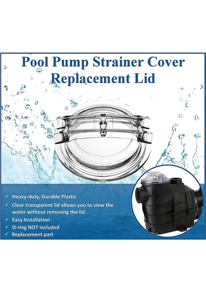 Hayward Super Iı Havuz Pompası Kapağı ve Klor ve Brom Besleyiciler Için O-Ringli SPX3100D Dişli Süzgeç Kapağı Değişimi (Yurt Dışından) fırsatları
