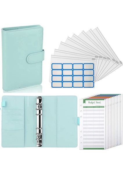 Bütçe Klasörü, Planlayıcı A6, Para Düzenleyici, Tasarruf Klasörü, Filmli Kitap, 6 Delikli Klasör Defteri A (Yurt Dışından)