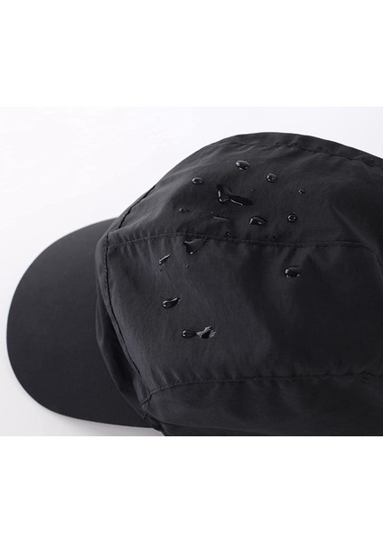 Su Geçirmez Kış Şapkaları Sıcak Polyester Astarlı Kulak Kapakları Beyzbol Şapkası, Siyah (Yurt Dışından) modelleri