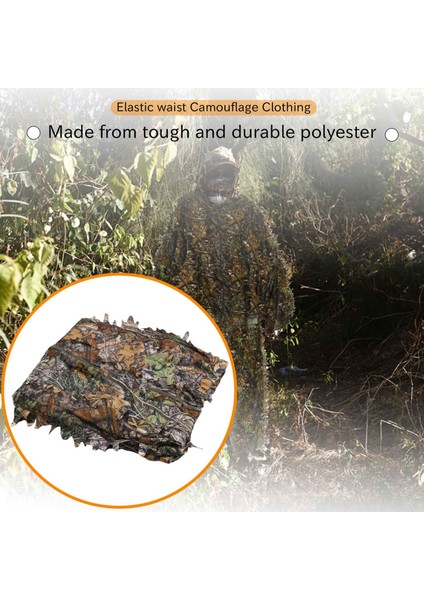 3D Leaf Yetişkinler Ghillie Kıyafeti Orman Kamuflajı/kamuflaj Avı Geyik Avı (Yurt Dışından) modelleri
