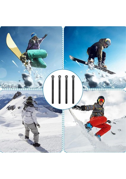 4 Adet Snowboard Bilek Merdiveni Kayışı Vidalı Kayak Botu Buz Pateni Bağlama Kayışı (Yurt Dışından) fiyatları