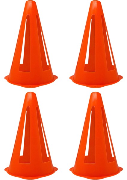 Plastik Koniler - Matkaplar + Alıştırma Için Mini Spor Konileri - Antrenman + Oyunlar Için Esnek Turuncu Kale Konileri - 9 Inç (Yurt Dışından)