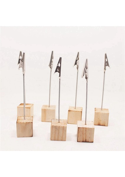 20 Adet Notluk Çam Tabanlı Mesaj Klipsi Dikey Not Ofis Düğün Partisi Ev Dekorasyonu Doğum Günü Fotoğrafları (Yurt Dışından) modelleri