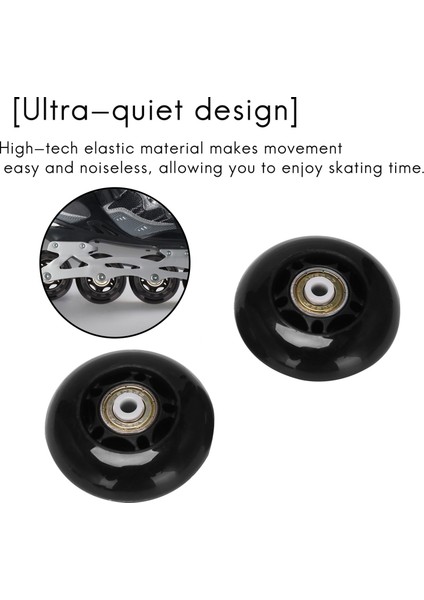 8 Paket Sıralı Paten Tekerlekleri, Iç Mekan/dış Mekan Paten Tekerlekleri, 64MM Rulmanlı Yedek Tekerlekler (Yurt Dışından) fiyatları