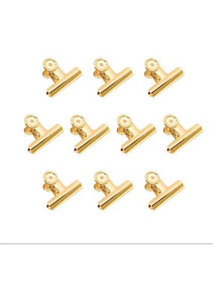 60 Paket 1 Inç Küçük Bulldog Menteşe Klipsleri, Metal Dosya Kağıt Klipsleri Dosya Para Kelepçeleri (Açık Altın, 22MM) (Yurt Dışından) fiyatları