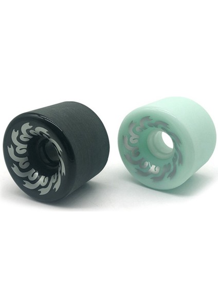 4 Adet Kaykay Aksesuarları Çift Eğilme 70X51MM 82A Kayar Plaka Taşlama Tekerleği Uzun Tahta Tekerlekleri, Siyah (Yurt Dışından) modelleri