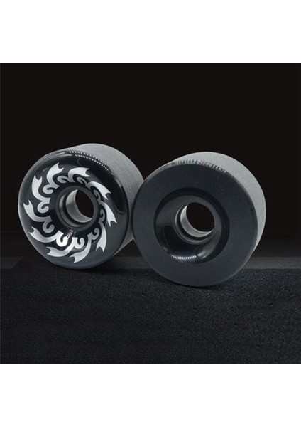 4 Adet Kaykay Aksesuarları Çift Eğilme 70X51MM 82A Kayar Plaka Taşlama Tekerleği Uzun Tahta Tekerlekleri, Siyah (Yurt Dışından) fırsatları