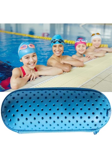 Kırmızı Yüzme Gözlüğü Kılıfı, Klipsli Gözlük Koruma Kılıfı, Drenaj Deliği, Fermuarlı Gözlük Kılıfı (Yurt Dışından) fırsatları