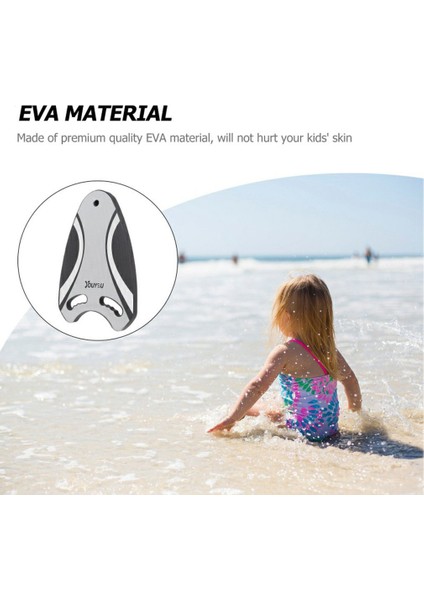 Hafif Eva Yüzme Tahtası Yüzen Plaka Sırtlı Tekme Tahtası Havuz Eğitim Yardım Araçları Çocuklar Için,siyah (Yurt Dışından) fiyatları