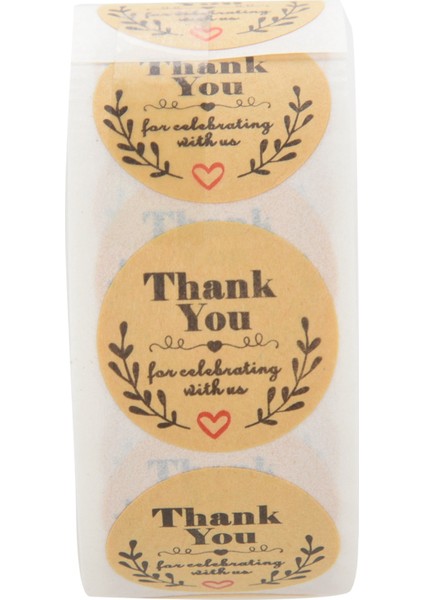1000 Çıkartma Scrapbooking Etiket Düğün Yapışkanlı Çıkartma Kraft Yuvarlak Etiketler 8X5X4CM (Yurt Dışından) fırsatları