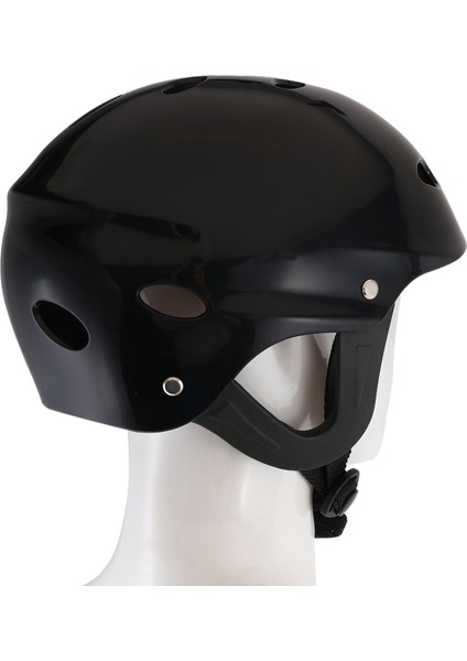Güvenlik Koruyucu Kask 11 Su Sporları Için Solunum Delikleri Kayık Kano Sörf Paddleboard - Siyah (Yurt Dışından) modelleri
