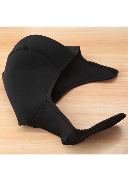 Adet Neopren Dalış Başlığı Termal Wetsuit Hood Kap Yüzmek Kapaklar Çene Askıları Şnorkel Sörf Bere 2.5mm Dalış Şapkası (Yurt Dışından)