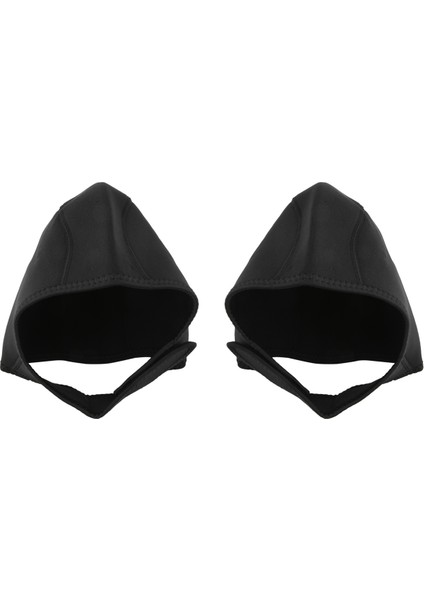 Adet Neopren Dalış Başlığı Termal Wetsuit Hood Kap Yüzmek Kapaklar Çene Askıları Şnorkel Sörf Bere 2.5mm Dalış Şapkası (Yurt Dışından)