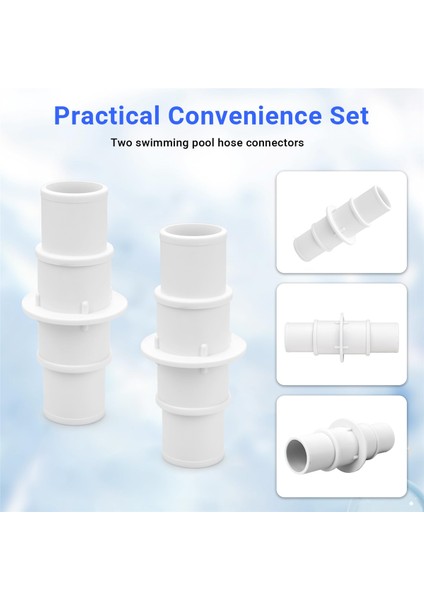 Havuz Hortumu Adaptörü Bağlantı Parçası, 1-1/2 Inç Veya 1-1/4 Inç Havuz Vakum Hortumu Adaptörü, Yüzme Havuzu Vakum Temizleyicileri Için (Yurt Dışından) fırsatları