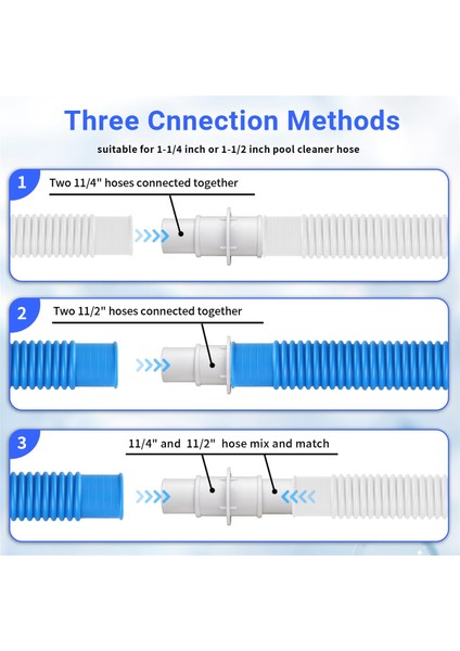 Havuz Hortumu Adaptörü Bağlantı Parçası, 1-1/2 Inç Veya 1-1/4 Inç Havuz Vakum Hortumu Adaptörü, Yüzme Havuzu Vakum Temizleyicileri Için (Yurt Dışından) indirimleri