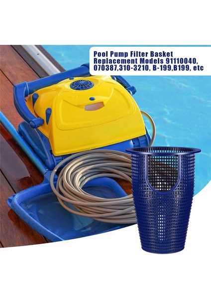 2 Adet Havuz Pompası Süzgeç Sepeti Ağır Hizmet Tipi Filtre Sepeti Havuz Skimmer Sepeti 070387,91110040,310-3210 Için (Yurt Dışından)