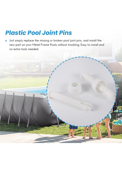 20 Adet Abs Havuz Bağlantı Pimleri, 6CM/2.36IN Kapak Seti Contaları Intex Yüzme Havuzu Yedek Parçaları 28270-28273 (Yurt Dışından) fırsatları