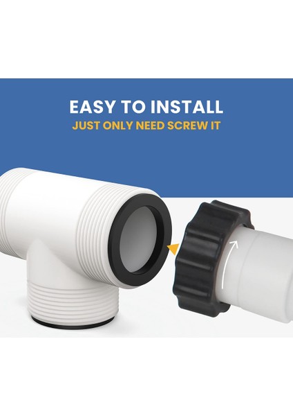 Intex ve Coleman Havuz Bölünmüş Hortum T Bağlantısı Için Hortum Adaptörünün Değiştirilmesi, 3 L Halka Konnektörlü, Bağlantılar (Yurt Dışından) indirimleri