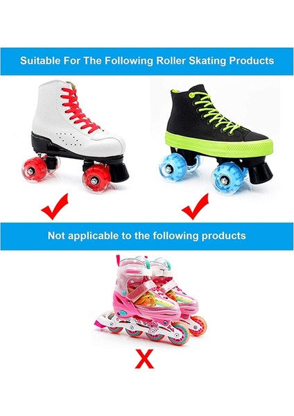 4 Adet Paten Ayak Durdurucu Lastik Paten Frenleri Vidalar ve Çift Amaçlı Tornavida Ile, Siyah (Yurt Dışından) modelleri