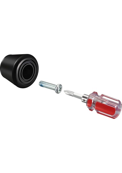 4 Adet Paten Ayak Durdurucu Lastik Paten Frenleri Vidalar ve Çift Amaçlı Tornavida Ile, Siyah (Yurt Dışından) fırsatları