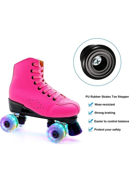 4 Adet Paten Ayak Durdurucu Lastik Paten Frenleri Vidalar ve Çift Amaçlı Tornavida Ile, Siyah (Yurt Dışından) indirimleri